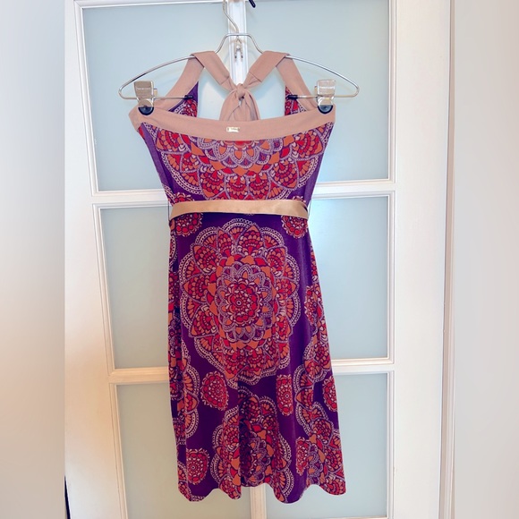 Marciano 100% Silk Summer Print Halter Dress - Picture 2 of 7